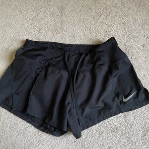 black nike shorts